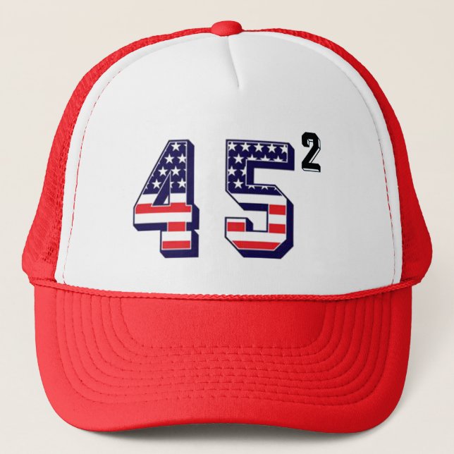 Two Terms for 45 Trucker Hat (Front)