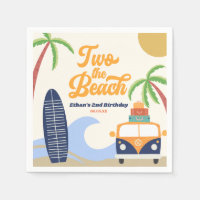 Two The Beach Surf Blue 2nd Birthday Party
