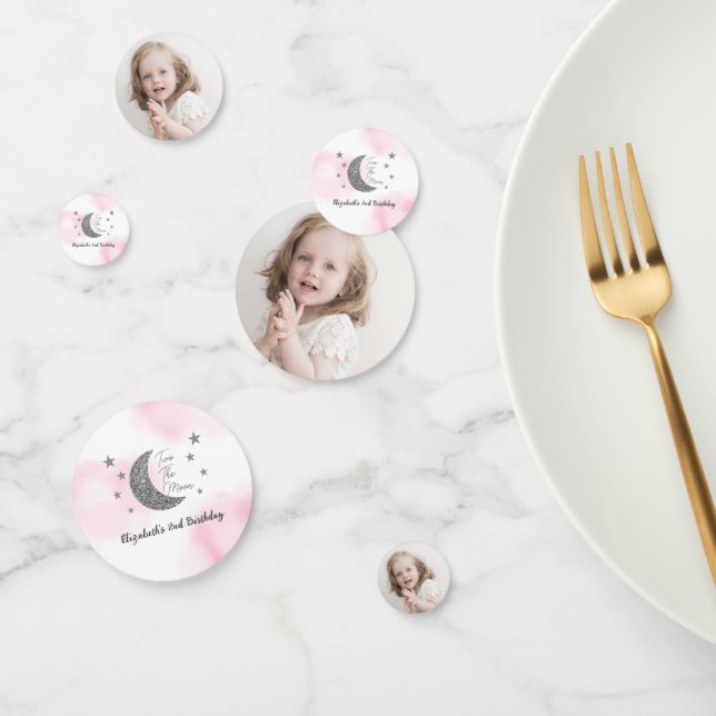 Two The Moon 2nd Birthday Confetti (Group)