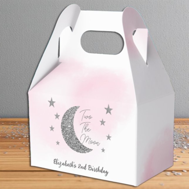 Two The Moon 2nd Birthday Favour Boxes (Creator Uploaded)