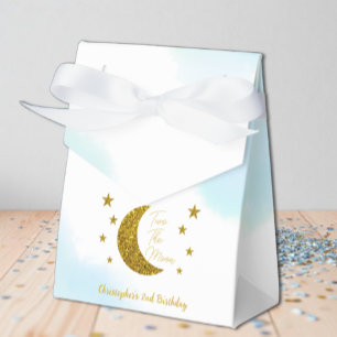 Two The Moon 2nd Birthday Favour Boxes