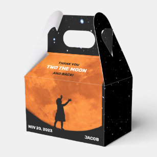 Two The Moon 2nd Birthday Outer Space Favour Box