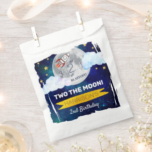 Two The Moon 2nd Birthday Party Favour Bag