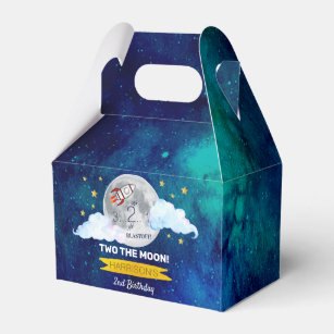 Two The Moon 2nd Birthday Party Favour Box