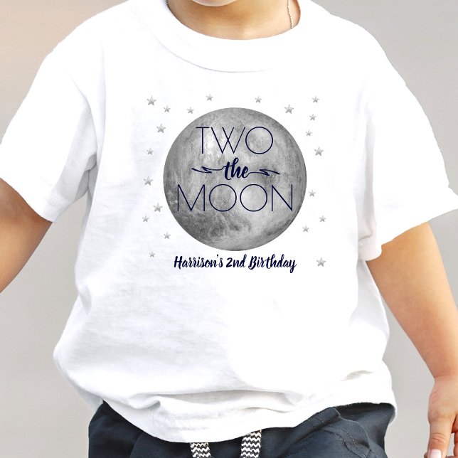 Two The Moon 2nd Birthday Toddler T-shirt (Creator Uploaded)