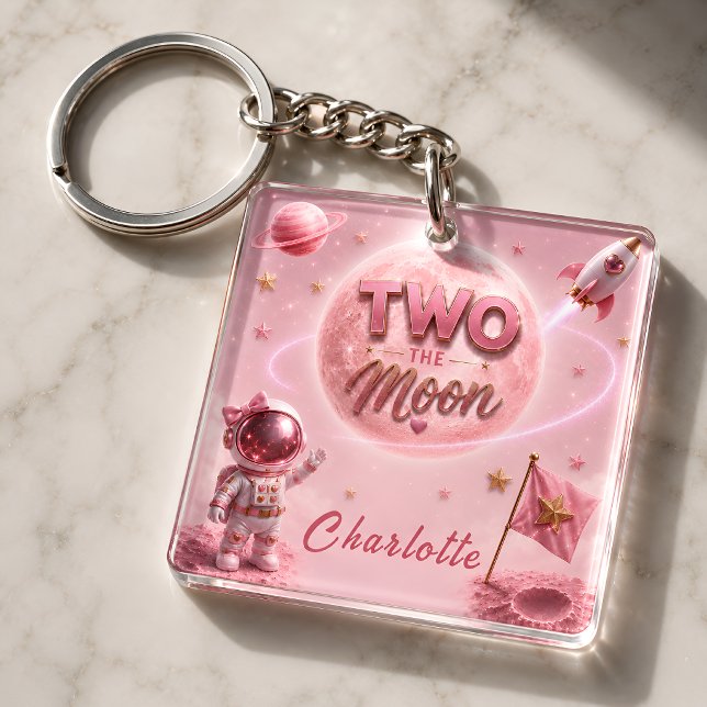 Two The Moon Birthday Key Ring (Creator Uploaded)