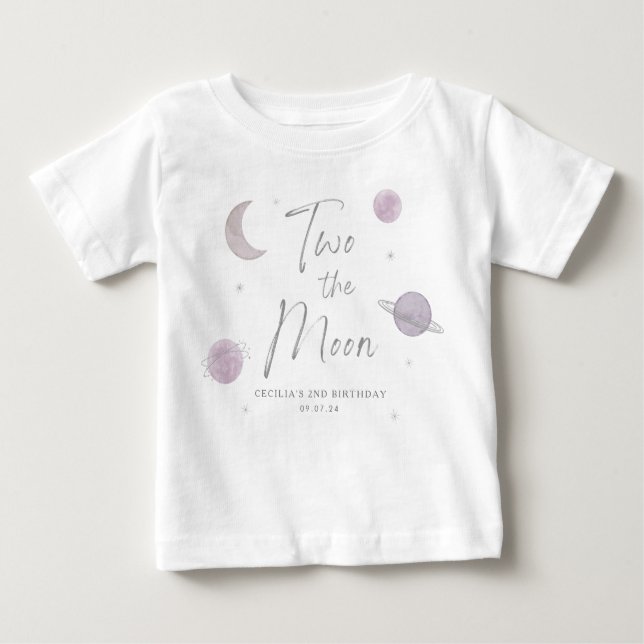 Two the Moon Birthday Shirt (Front)