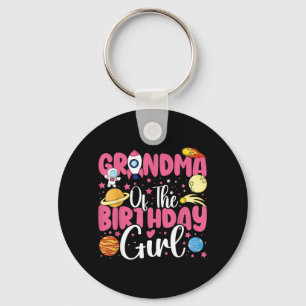 Two The Moon Grandma of The Birthday Girl Key Ring