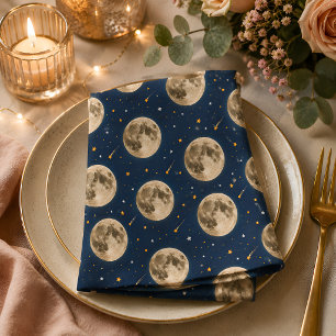 Two The Moon Napkins Space Birthday Party