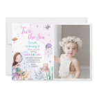 Two The Sea Mermaid Girl 2nd Birthday Photo