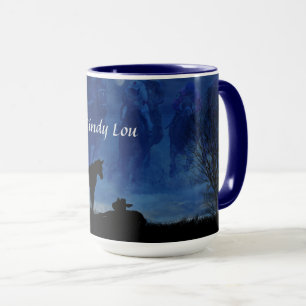 Two Thoroughbred Racehorse Foals Coffee Mug