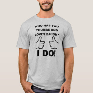 Two Thumbs Up Bacon T-shirt