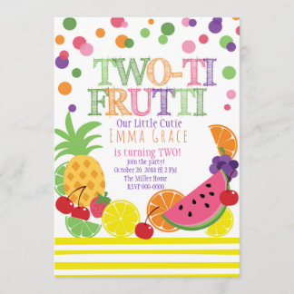 Two-ti Fruitii Invitation