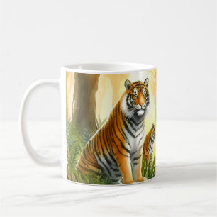 Two Tigers  Coffee Mug