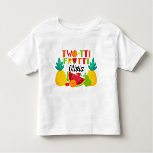 Two-tii frutti Second Birthday T-shirt For Girl