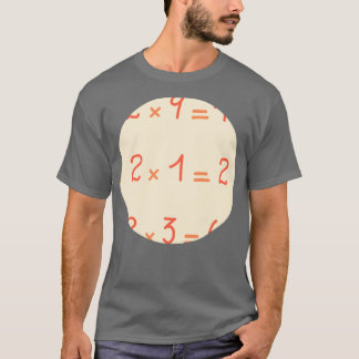 Two Times Table Pattern T-Shirt