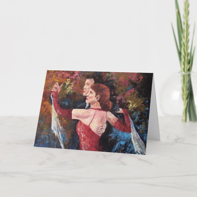 "Two To Tango" (Blank Card) Card (Front)