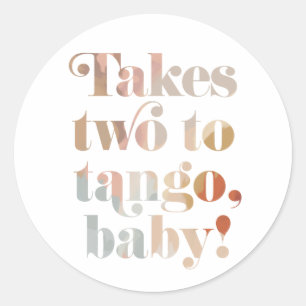 Two to Tango Sticker