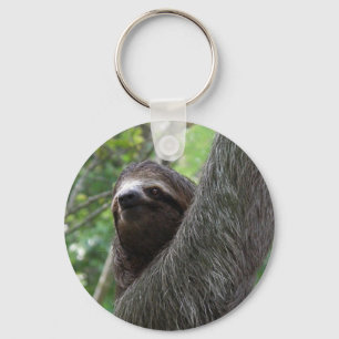 Two Toed Sloth Keychain