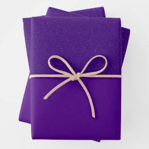 Two‑Tone Amethyst Glitter Flat Wrap Sheets