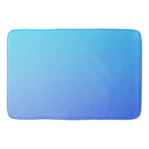 Two Tone Blue Colour Combination   Bath Mat