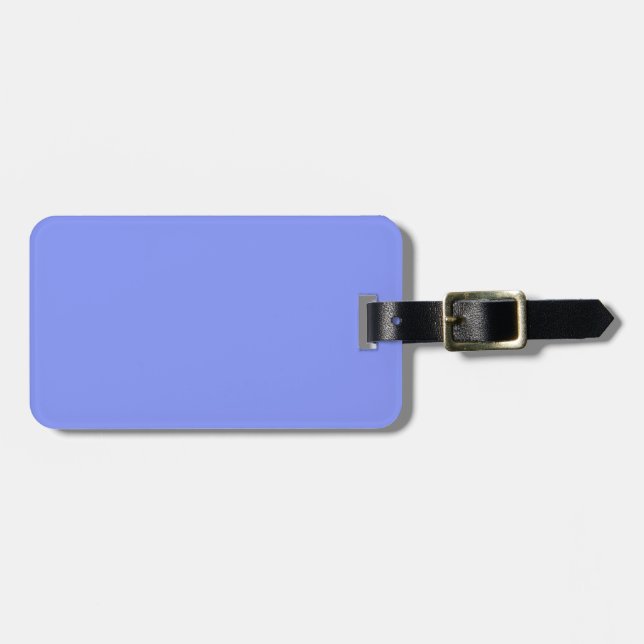 Two-Tone Blue Luggage Tag (Front Horizontal)