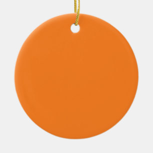 Two-Tone Brown & Orange Background on an Ornament