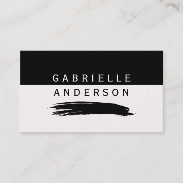 Two Tone / Brushed Business Card (Front)