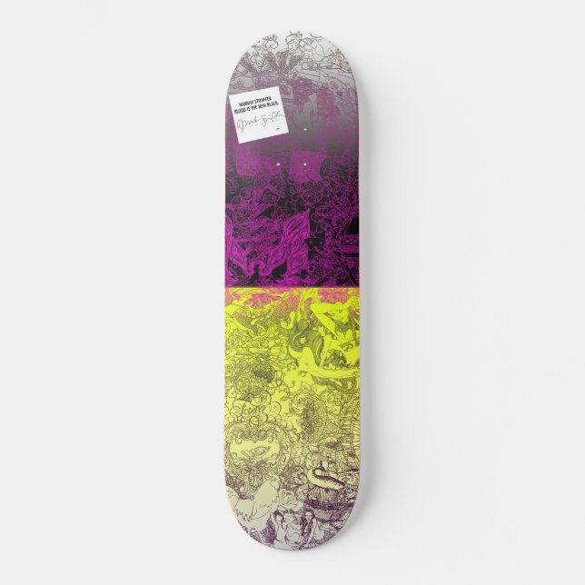 Two Tone by Hannah Stouffer Skateboard (Front)