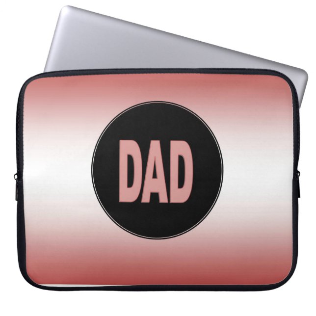Two Tone Dad Laptop Sleeve (Front)