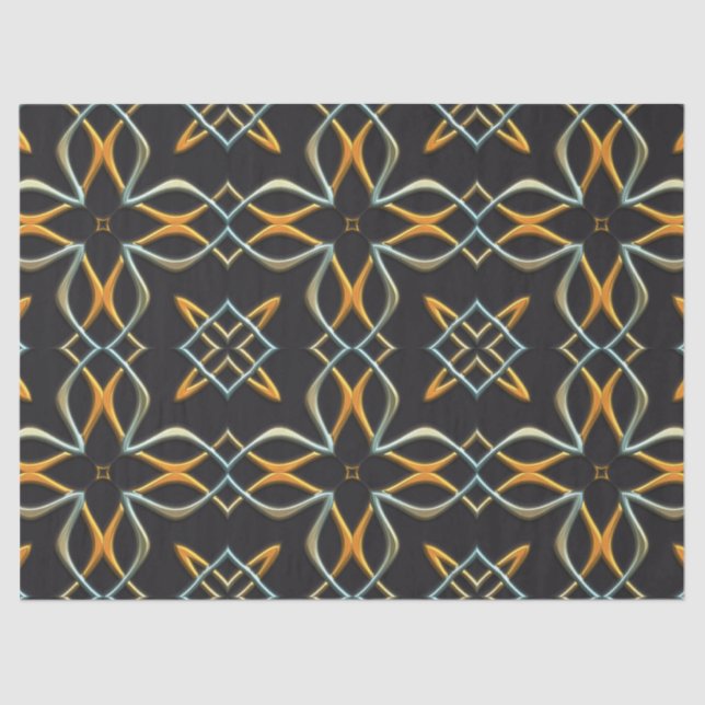 two tone filigree tissue paper (Front)