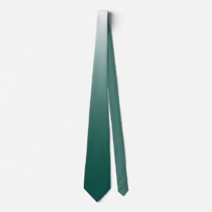 Two-tone gradient ombre green tie