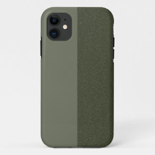 Two-Tone Green Texture iPhone 11 Case – Customise