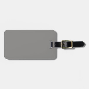 Two-Tone Grey Luggage Tag