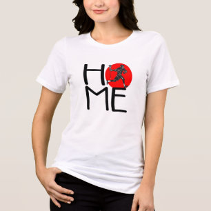 Two tone Men's Women's Lacrosse Graphic Tee, Cool Tri-Blend Shirt