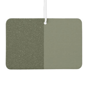 Two-Tone Moss Green Air Freshener – Customizable