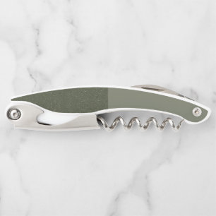 Two-Tone Moss Green Corkscrew – Customisable
