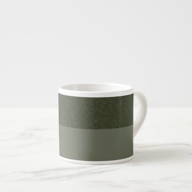 Two-Tone Moss Green Custom Speciality Mug (Front Right)