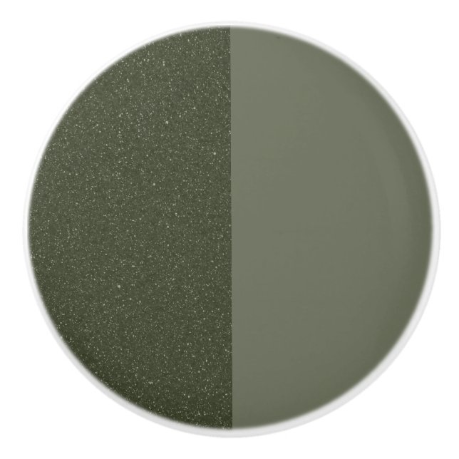 Two-Tone Moss Green Drawer Pull – Customisable (Front)