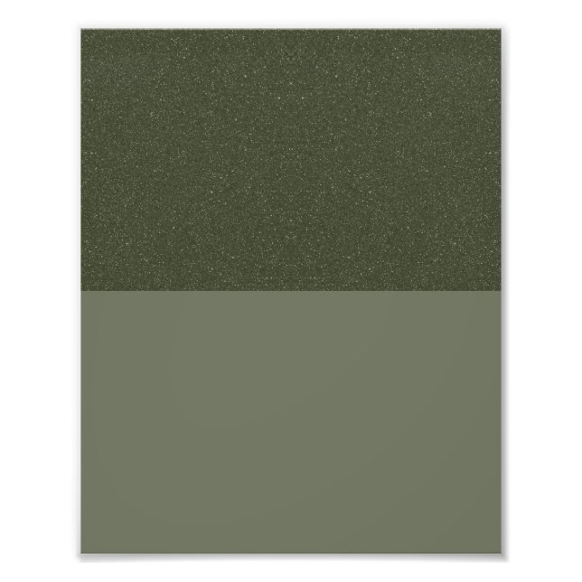 Two-Tone Moss Green Event Poster – Customisable (Front)