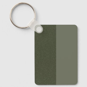 Two-Tone Moss Green Keychain (Customisable)