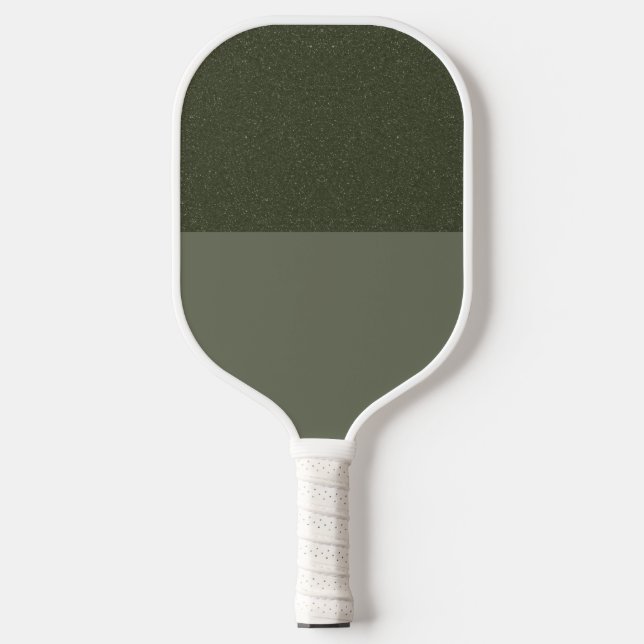 Two-Tone Moss Green Pickleball Paddle – Customise (Front)