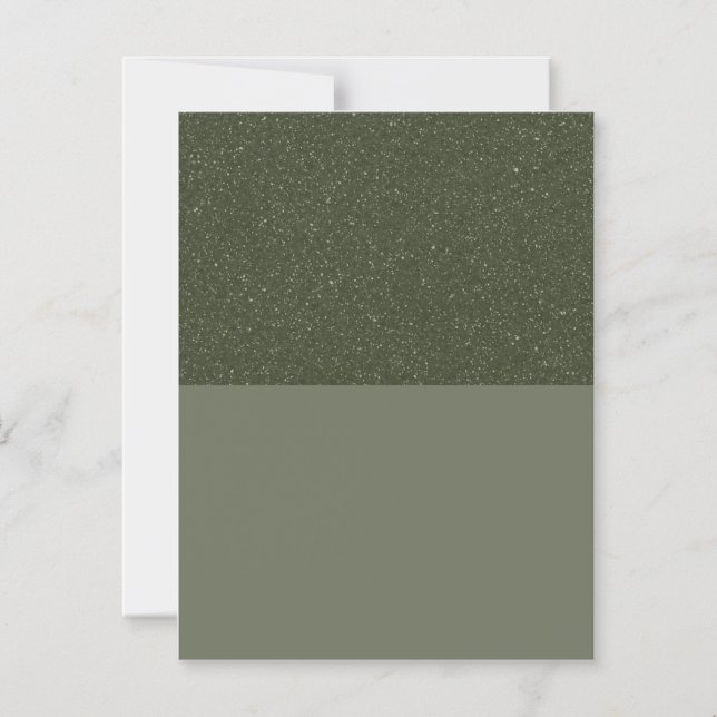 Two-Tone Moss Green Thin Magnetic Card – Customise (Front)