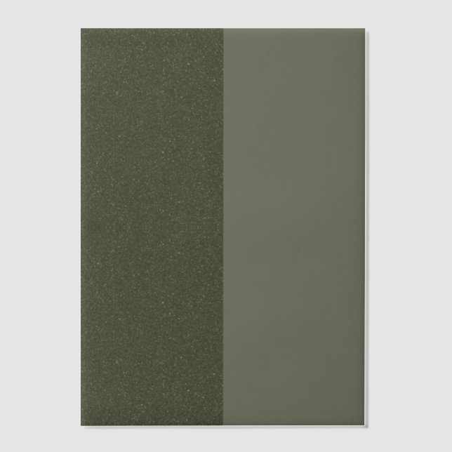 Two-Tone Moss Green Vellum Overlay – Customisable Vellum Invitations (Front)