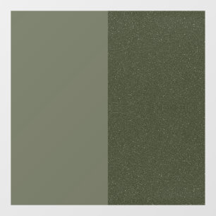 Two-Tone Moss Green Window Cling – Customisable