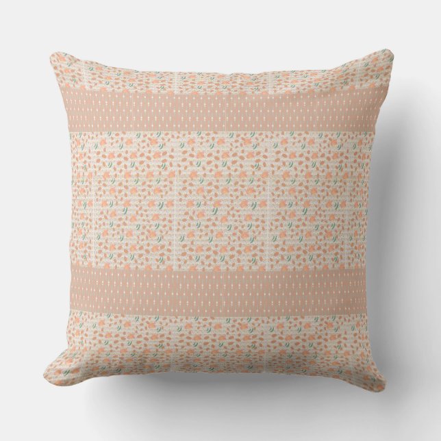 Two Tone Motif Caramel Beads  Duvet Cover  Cushion (Front)