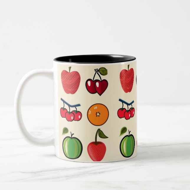 Two-Tone Mug, 11 oz Coffee Mug (Left)