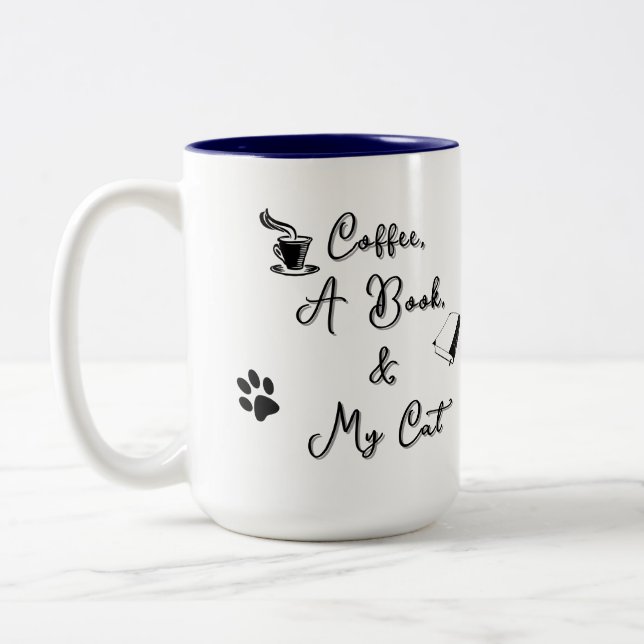 Two-tone Mug 15 oz (blue) (Left)