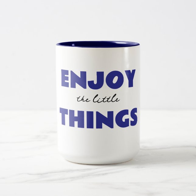 Two-Tone Mug, 15 oz Coffee Mug (Center)