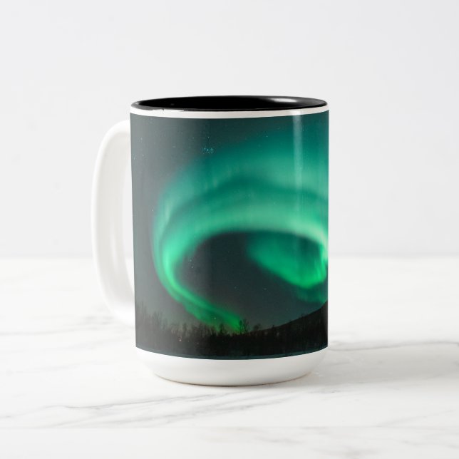 Two-Tone Mug, 15 oz Coffee Mug (Front Left)